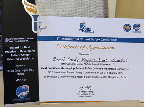 Safety Award at IPSC ’24 