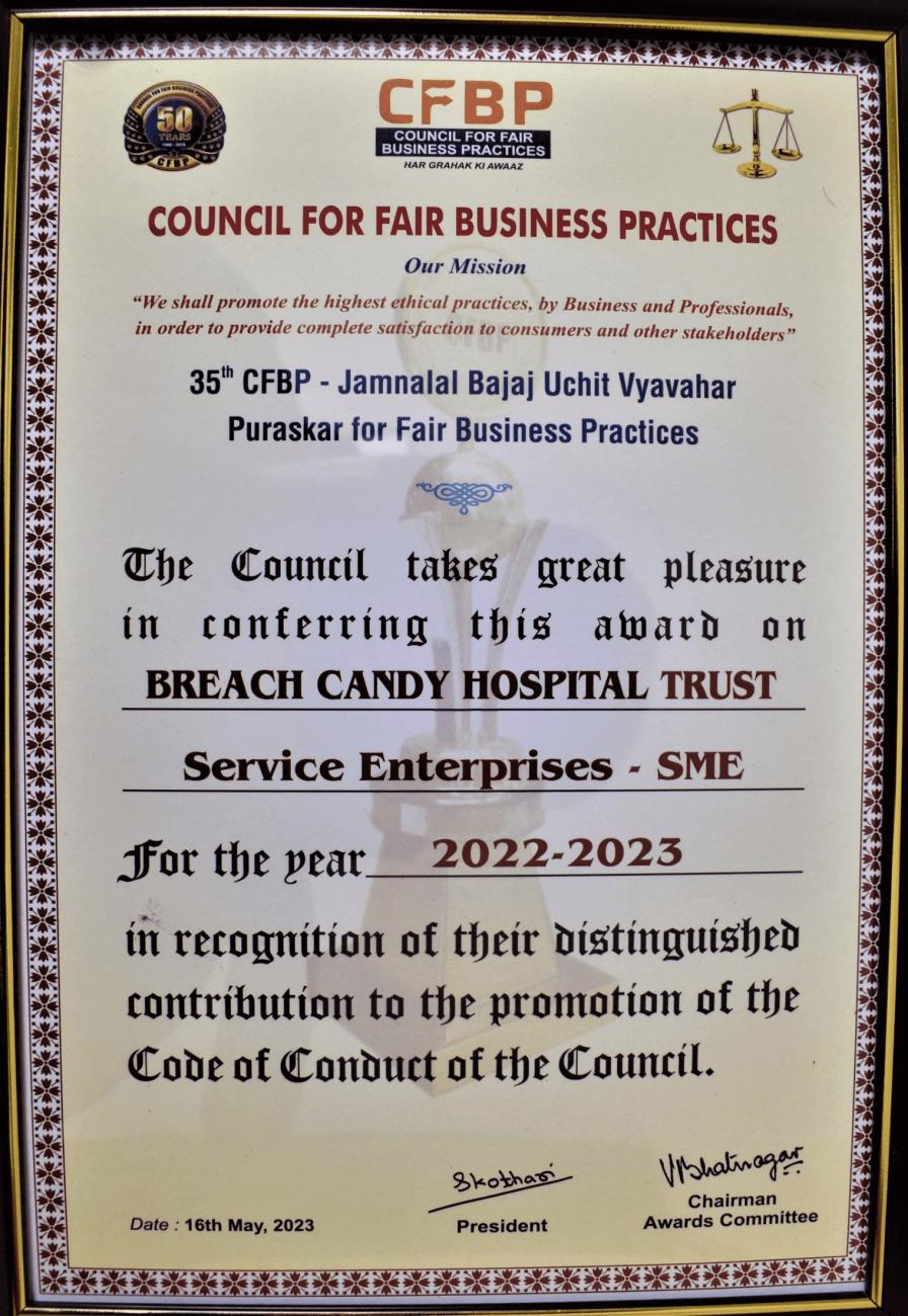 35th CFBP Jamnalal bajaj Uchit Vyavhar Puraskar for Fair Business Practices